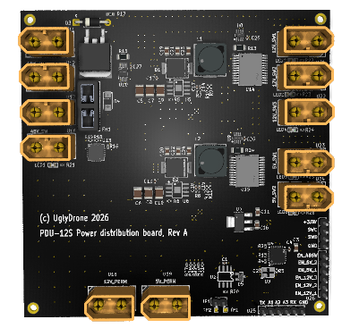 UglyDrone PDU-12S Smart Power Distribution Unit